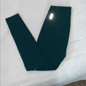 Long green Zella leggings